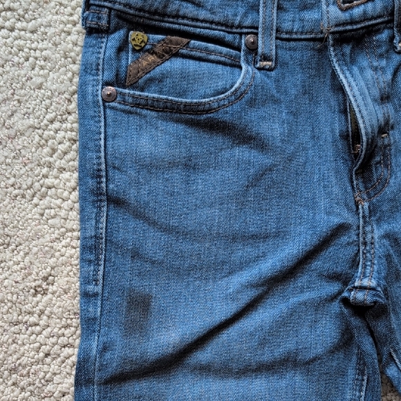 Ariat Boy's Slim & Relaxed Blue Jeans 3 Pairs For 1 Price! - Picture 4 of 12